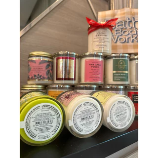 มีส่งด่วน🔴แท้💯%🔴Shopไทย เทียนหอม กระปุกเล็ก✅Bath & Body works Candle พร้อมส่ง Bath and Body works เทียนก้อนเล็ก
