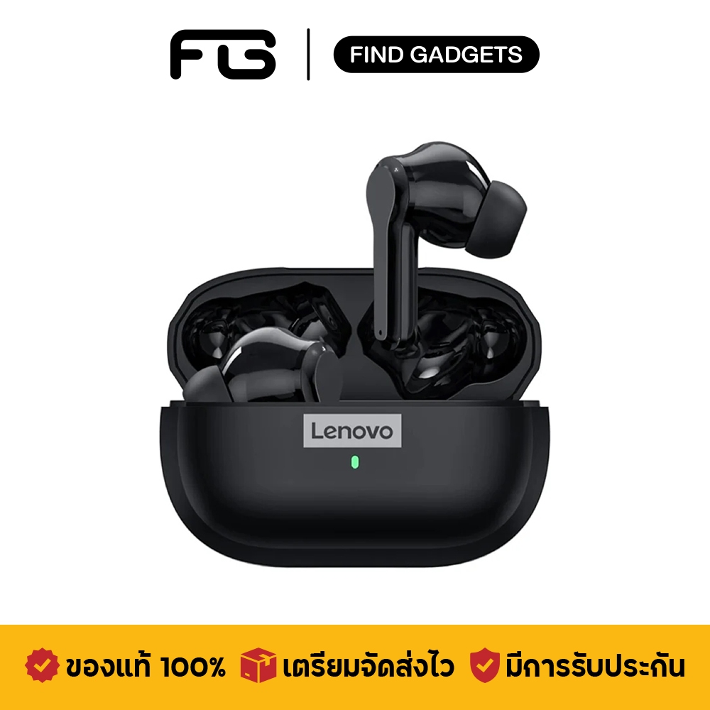 Lenovo Thinkplus LivePods LP1S หูฟังไร้สาย TWS in-ear Earphone หูฟังอินเอียร์ไร้สาย เสียงดี มีไมค์ในตัวคมชัด
