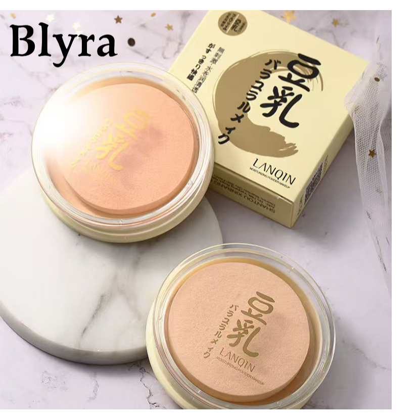 BLYRA แป้งตลับอัดแข็ง กันน้ำ แป้งเต้าหู้ แป้งคุมมันตลอดวัน เนื้อแมท ติดทน คุมมัน กันน้ำ