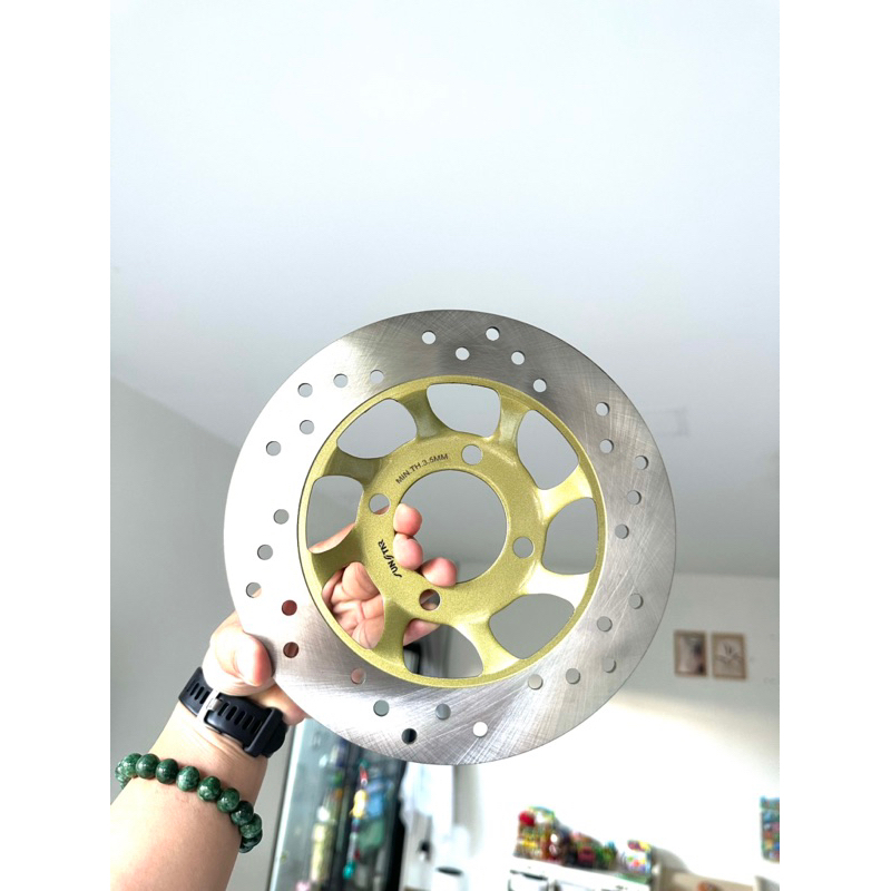 จานดิสเบรค จานหน้า WAVE125R,S,iบังลม WAVE100S w125X 100Sยูบ๊อก wave100x  [KPH] 4รู - รูปที่ 3