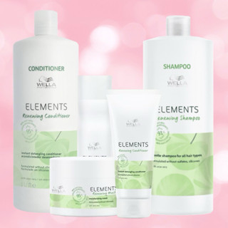 WELLA ELEMENTS RENEWING 150 200 250 ML.แชมพู ครีมนวดผม มาส์ก…