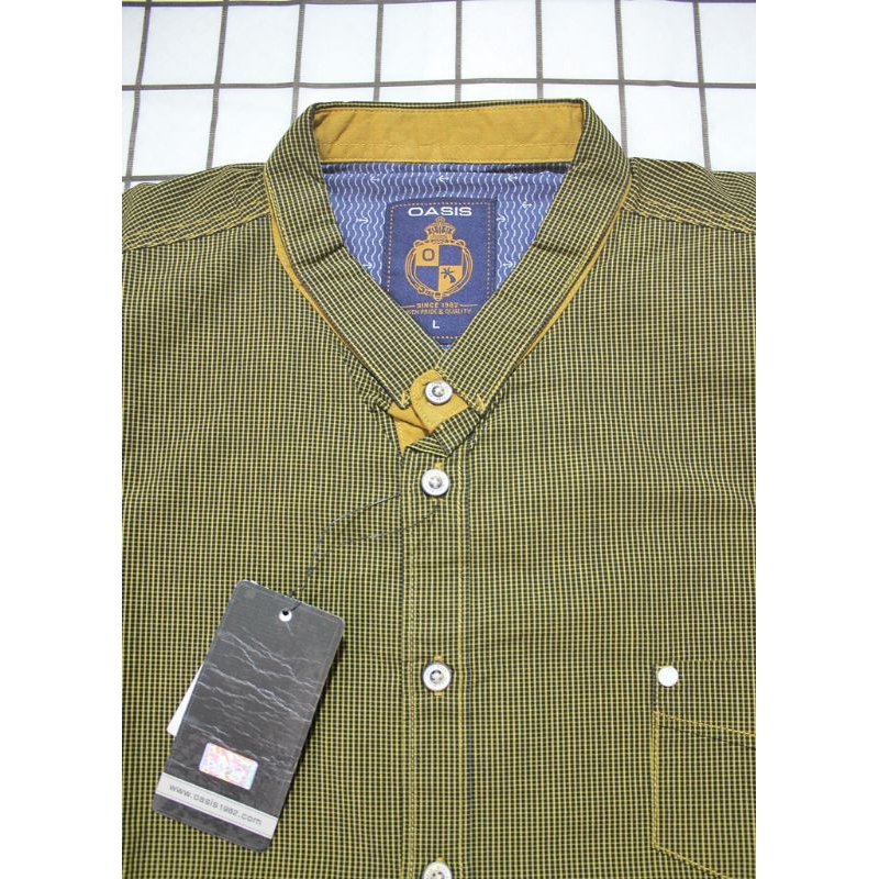 OASIS👔เสื้อเชิ้ตแขนยาว เสื้อผ้าผู้ชาย L,XL