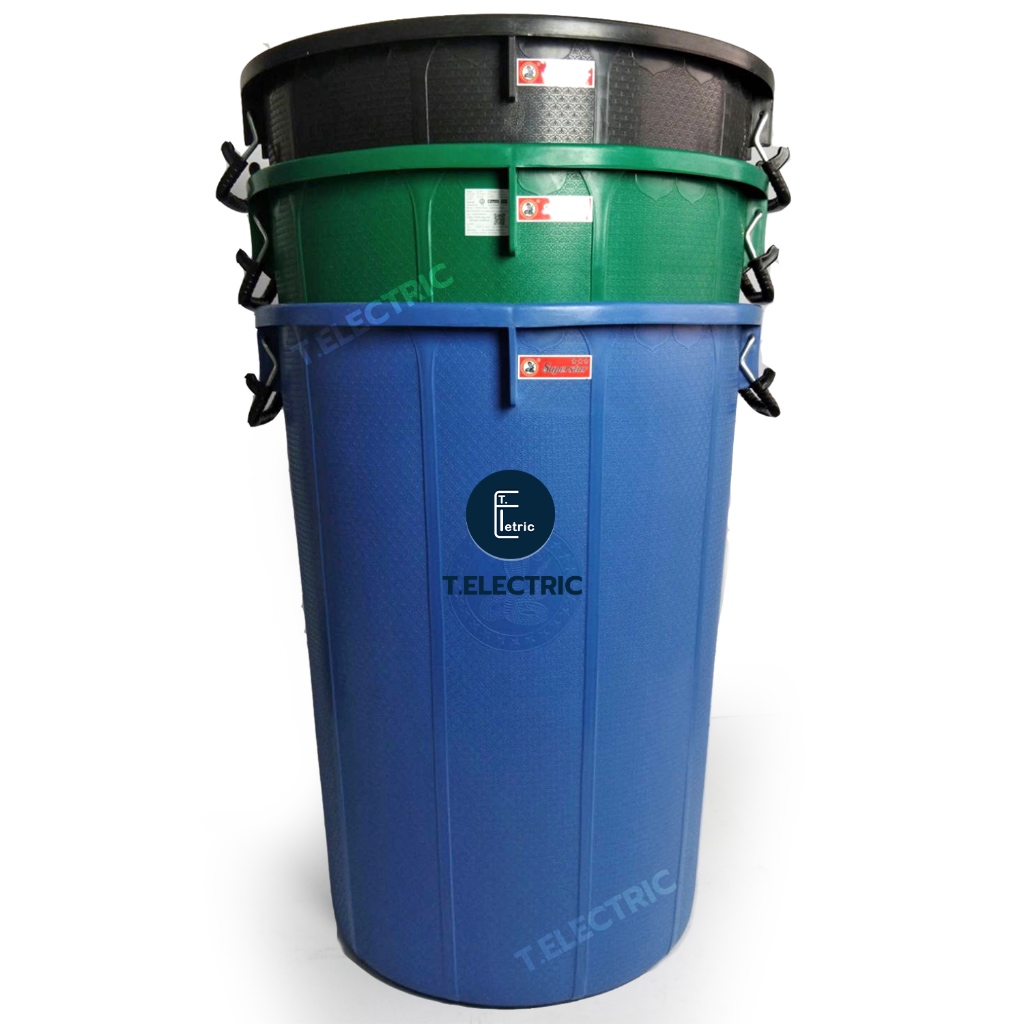 ถังแกลลอนมีฝาล็อค จุได้ 132 ลิตร (ตรางู GL40) / 100 ลิตร GL30 ถังน้ำขนาดใหญ่ ถัง132ลิตร ถังใส่ของ