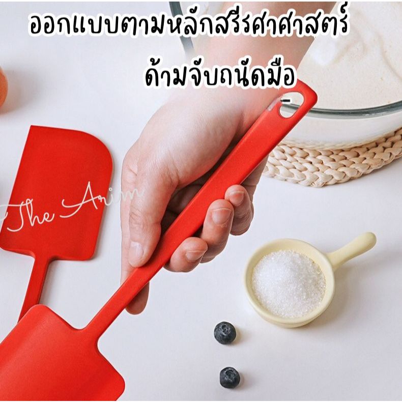 ไม้พายซิลิโคน-ทนอุณหภูมิสูง- ไม้พายขนาดใหญ่พิเศษ-วัสดุทนทาน-