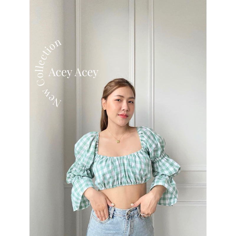 แบรนด์Acey สีเหลือง ฟรีไซส์