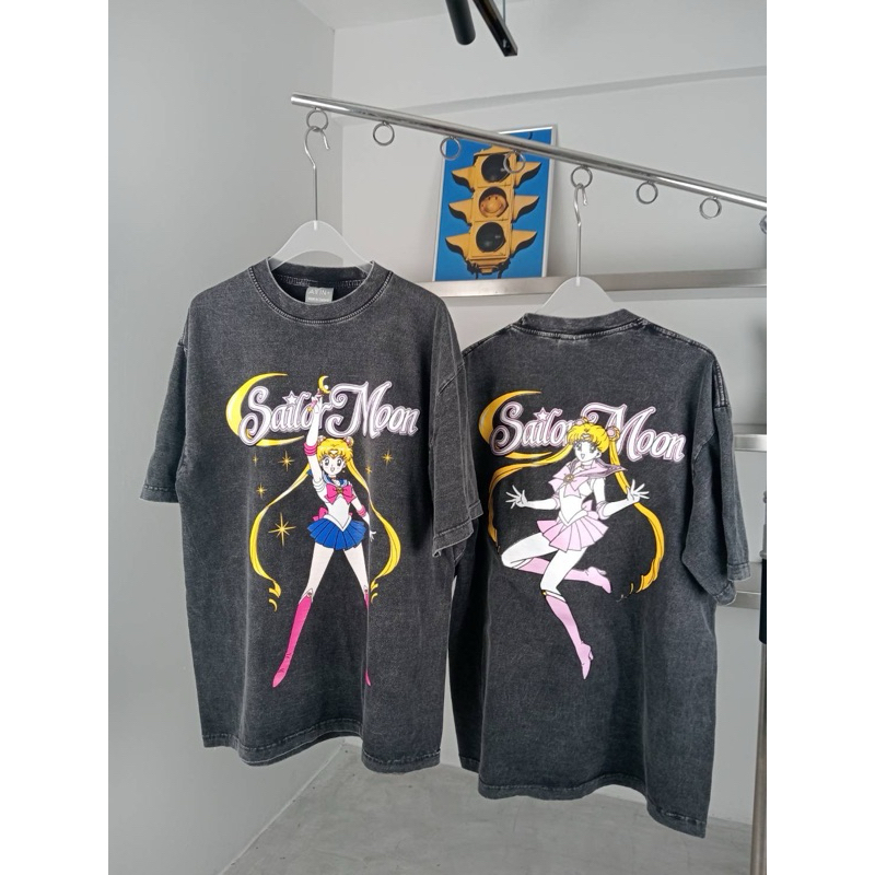 เสื้อยืดโอเวอร์ไซส์ งานผ้าฟอกวินเทจ No.15