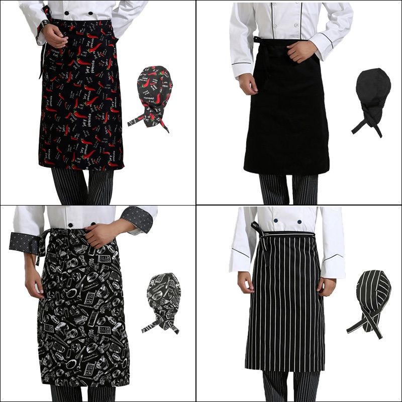 ร้านอาหารของโรงแรมผ้ากันเปื้อนครึ่งตัว,โรงแรมด้านหลังเชฟสั้นหนาผ้ากันเปื้อน,ผ้ากันเปื้อนเชฟเหมาะสำหรับห้องครัว