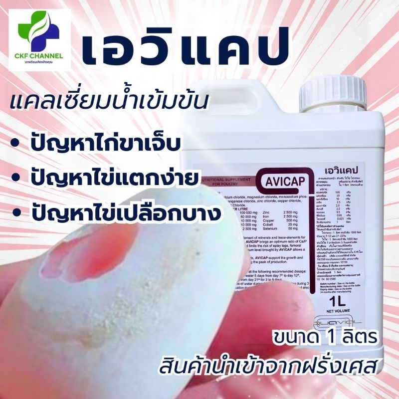 เอวิแคป แคลเซี่ยมน้ำบำรุงสัตว์