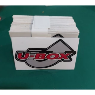sticker U-BOXขนาด6.5×3cm