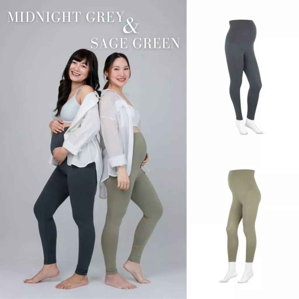 Lily leggings [รุ่นขายาว] กางเกงเลกกิ้งคนท้อง ผ้ายืด ใส่ได้ถึงคลอด