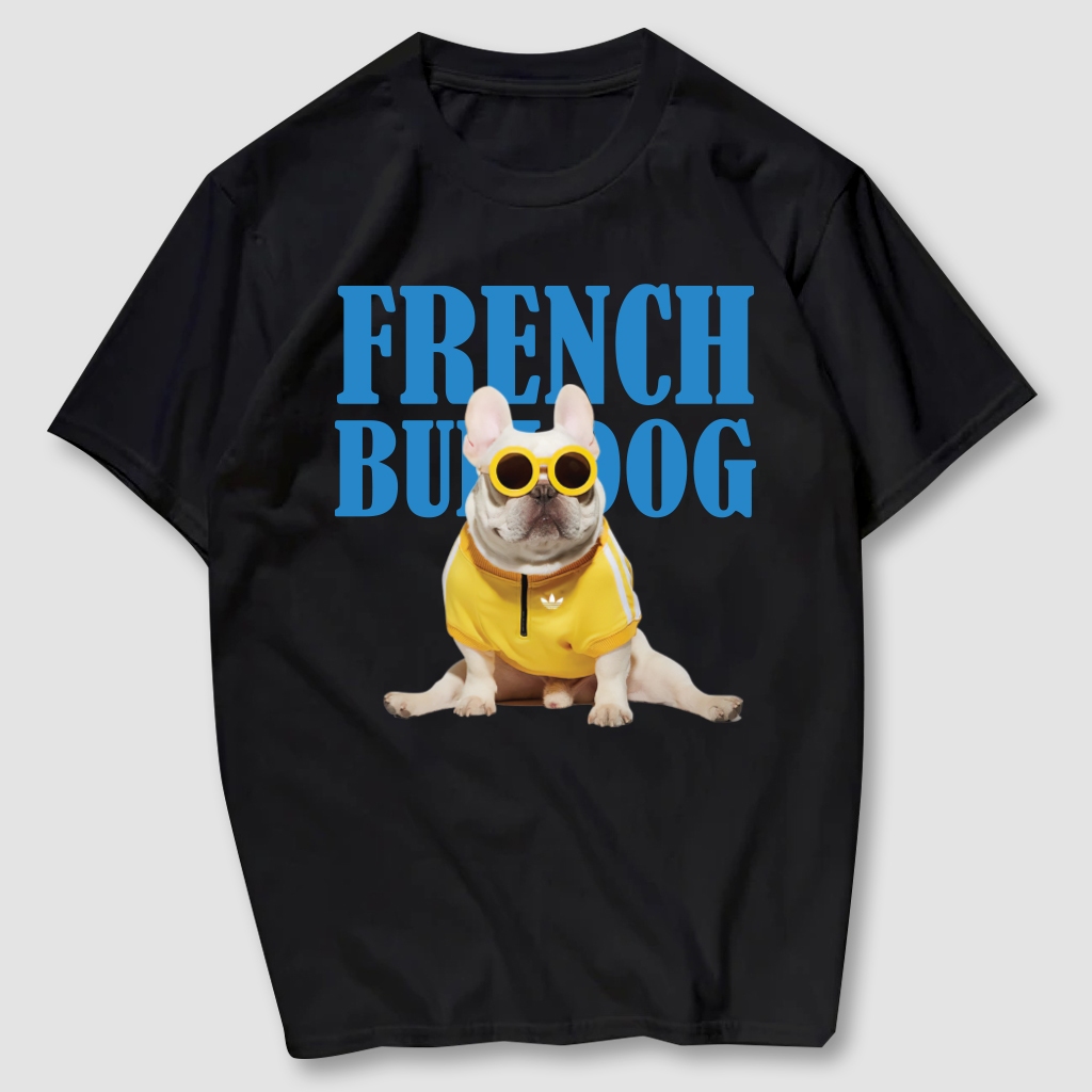 เสื้อยืดสกรีนลาย Bull Dog   เนื้อผ้าCotton100%  มีครบไซส์ พร้อมส่ง!!!