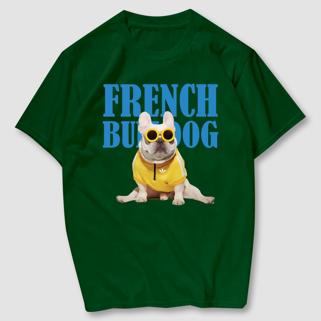 เสื้อยืดสกรีนลาย Bull Dog   เนื้อผ้าCotton100%  มีครบไซส์ พร้อมส่ง!!!