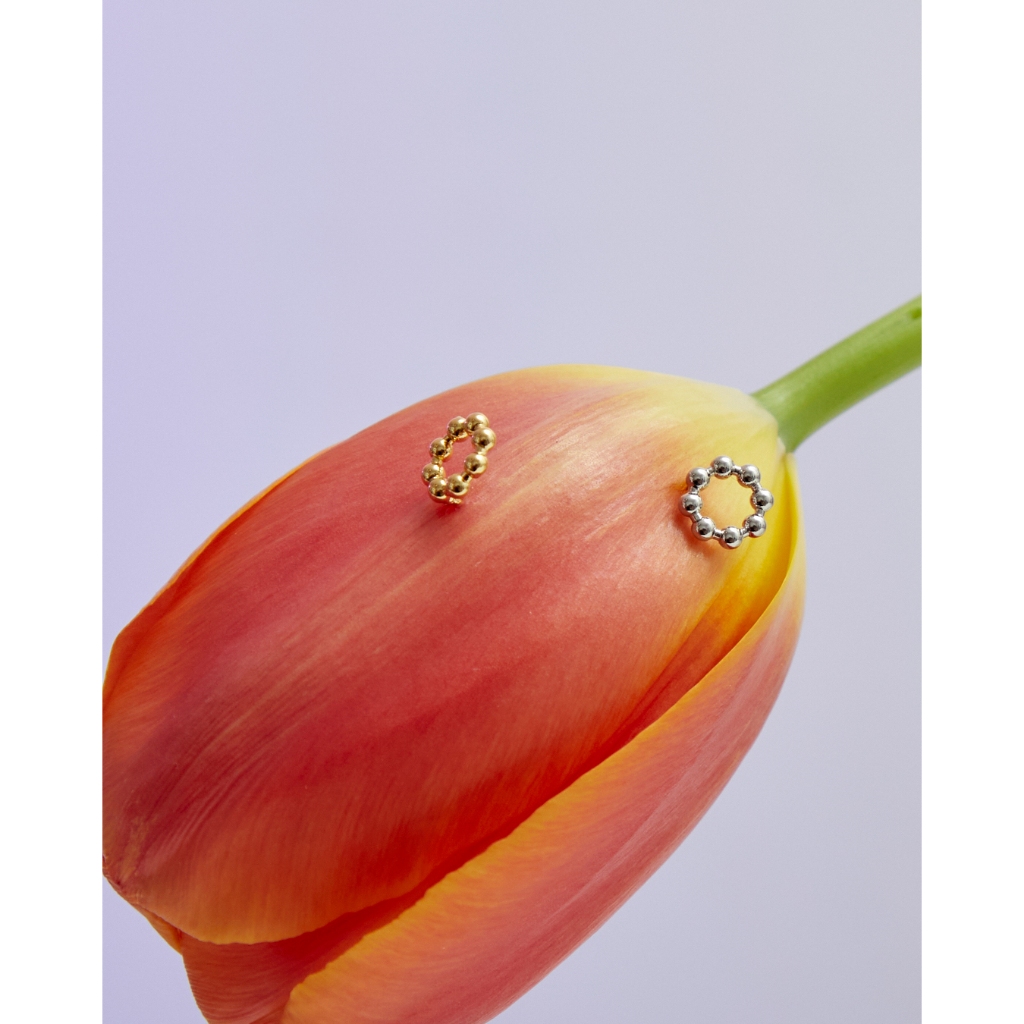 Julys – tiny tiny earrings ราคา ถูกที่สุด ดีลบีเคเค แกลเลอรีภาพที่ 4