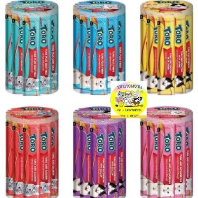 ใหม่ Toro Toro ขนมแมวเลีย โทโรโทโร่ ขนาด 15g x 36 ซอง (กระปุก)*โปรดอ่านรายละเอียดก่อนสั่งซื้อ*