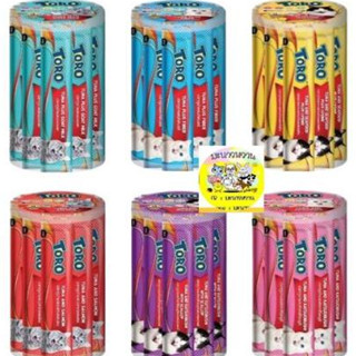 ใหม่ Toro Toro ขนมแมวเลีย โทโรโทโร่ ขนาด 15g x 36 ซอง (กระปุ…