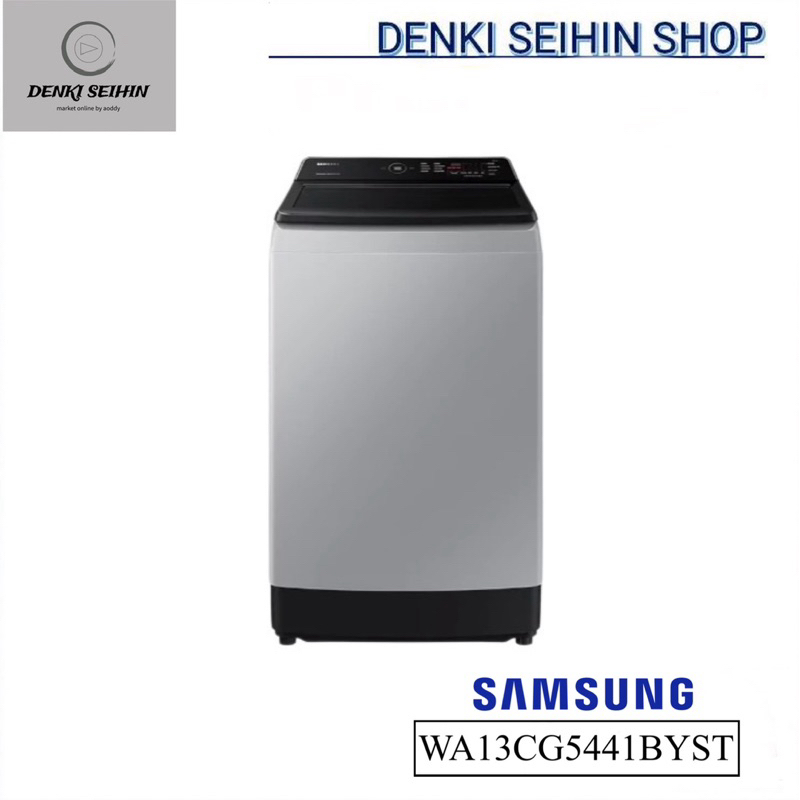 Samsung เครื่องซักผ้าฝาบน 13 กิโล WA13CG5441BYST พร้อมด้วย Ecobubble™ และเทคโนโลยี Digital Inverter, 13 กก. , WA13CG5441