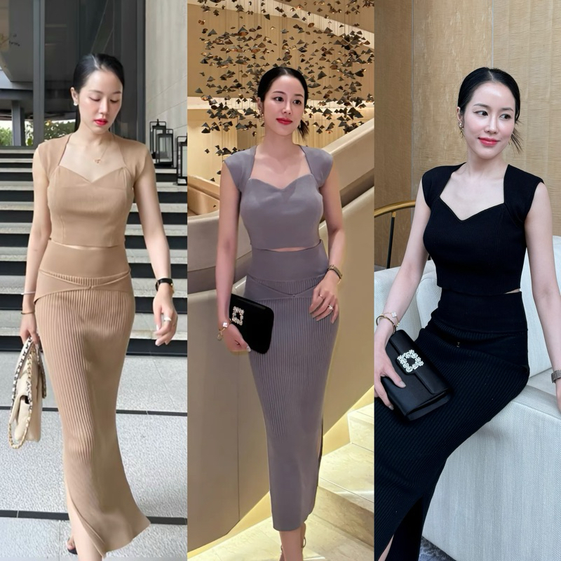 LITAZSTYLE : MANDARIN SET ชุดเซตออกงาน ชุดออกงาน