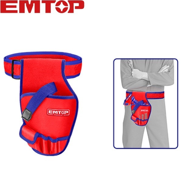 EMTOP กระเป๋าเครื่องมือช่าง คาดเอวพร้อมเข็มขัดขนาด290 x 190 มม. รุ่นETBG48034 (Tools Bag)กระเป๋าช่าง สุดคุ้ม