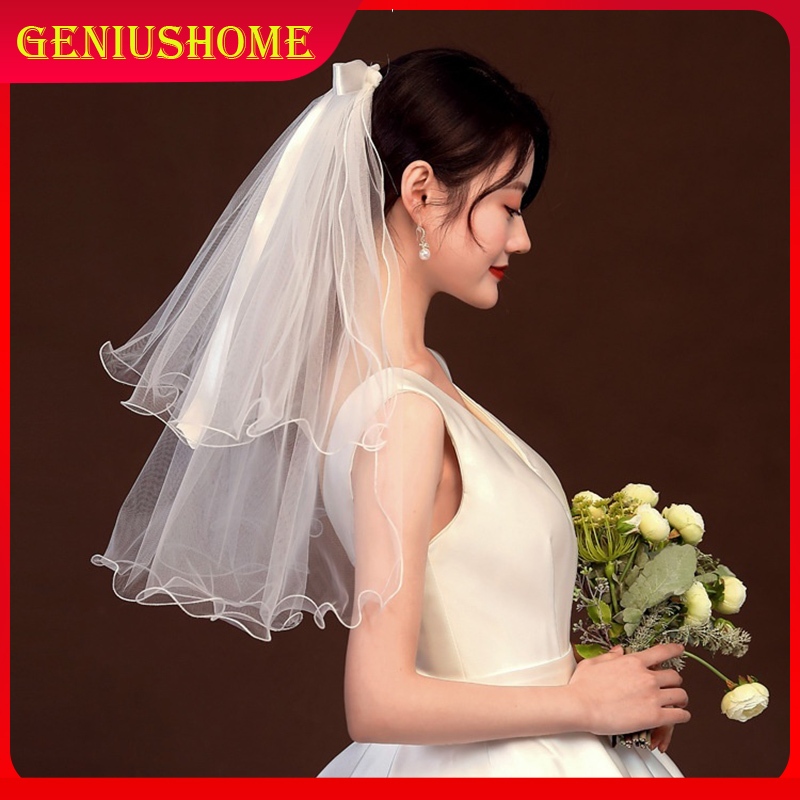 เวลเจ้าสาว หวีสับ หลายแบบ งานดี (Veil พร้อมส่ง) สายสะพาย, ที่คาดผมเจ้าสาว