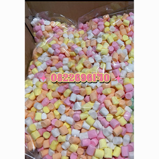 🧡150กรัม🐹มาร์ชเมลโล่อาหารชูก้าไรเดอร์,หนูแฮมเตอร์,สัตว์ขนาดเ…