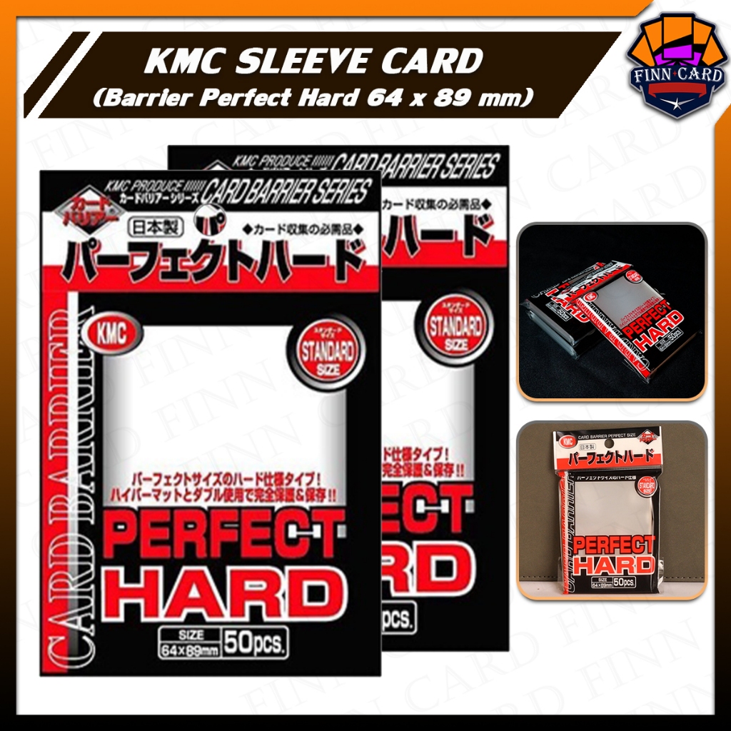 KMC SLEEVE CARD BARRIER PERFECT HARD 64 x 89 mm / 50 SL