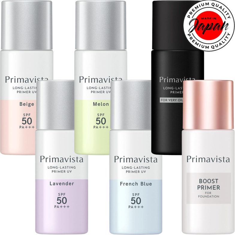 Kao Sofina Primavista Skin protect base <sebum break prevention> SPF50 PA+++ (tone up Makeup Base) Long-Lasting Primer UV (Beige / Lavender / Melon / French Blue/For Very Oily Skin/Boost Primer) 25mL waterproof 100% Authenticity direct from Japan