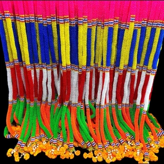 พวงมาลัย7สี7ศอก พวงมาลัยพลาสติก