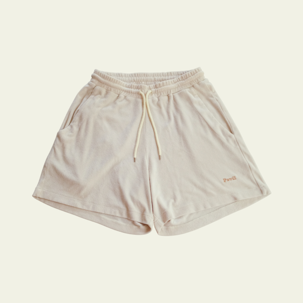 Pavil | Terry Shorts | Almond Milk