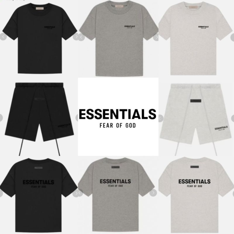 พร้อมส่ง (เสื้อยืด กางเกง  FOG) Fear of God Essentials Core Collection SS2022 มือ 1 ของแท้ 100%