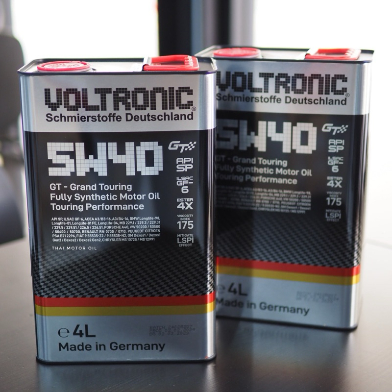 *ใหม่ล่าสุด 2025 รุ่นฮิต Voltronic 5W-40 GT2 น้ำมันเครื่องสังเคราะห์แท้ แบรนด์เยอรมัน ใช้ได้ทั้งรถญี่ปุ่น และยุโรป