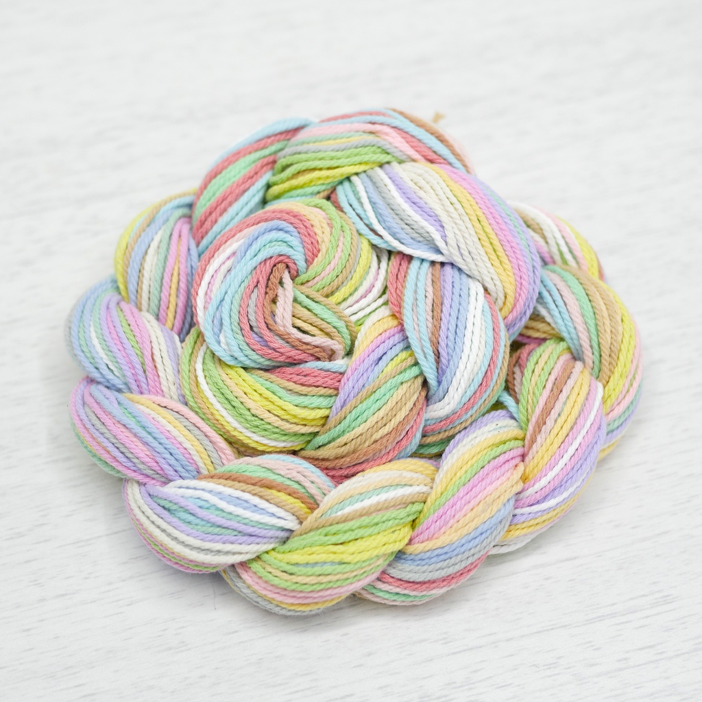 เศษเชือกฟอก เชือกคละสี 100 กรัม สำหรับถักกระเป๋า - รูปที่ 2