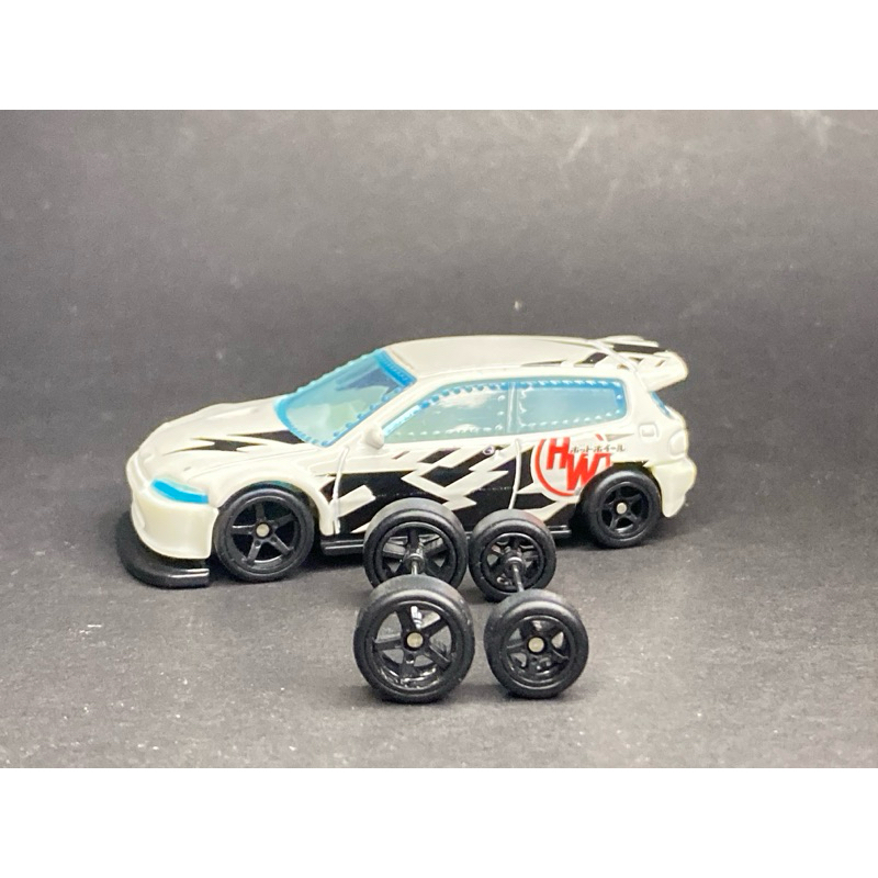 Hot Wheels Ori Rubber wheel 5 ก้าน Front 9 mm Rear 11 mm