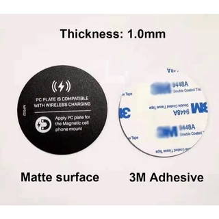 แผ่นติดมือถือในรถยนต์ เอาไว้ใช้กับยึดมือถือกับแม่เหล็ก รองรับ wireless charging ส่งจากไทย