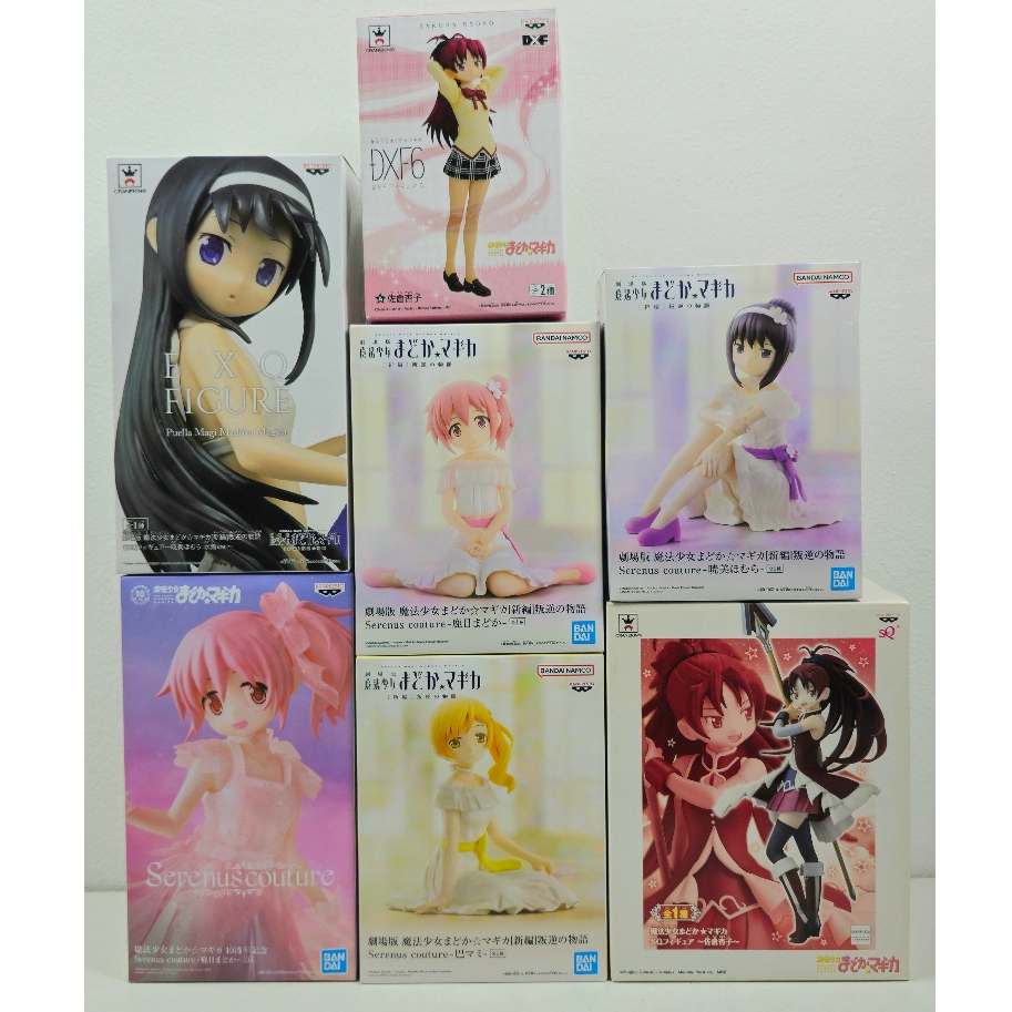[ฟิกเกอร์แท้] Mahou Shoujo Madoka Magica - Kaname Madoka / Sakura Kyouko - EXQ / SQ / DXF(Banpresto)