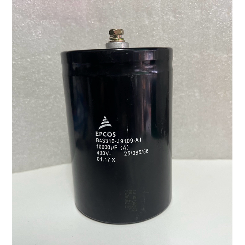 EPCOS เครื่องแปรงกระแสไฟฟ้า 10000UF 400VDC EPCOSคาปาซิเตอร์ของแท้ Capacitor แบบขันสกรู 400V10000UF ข