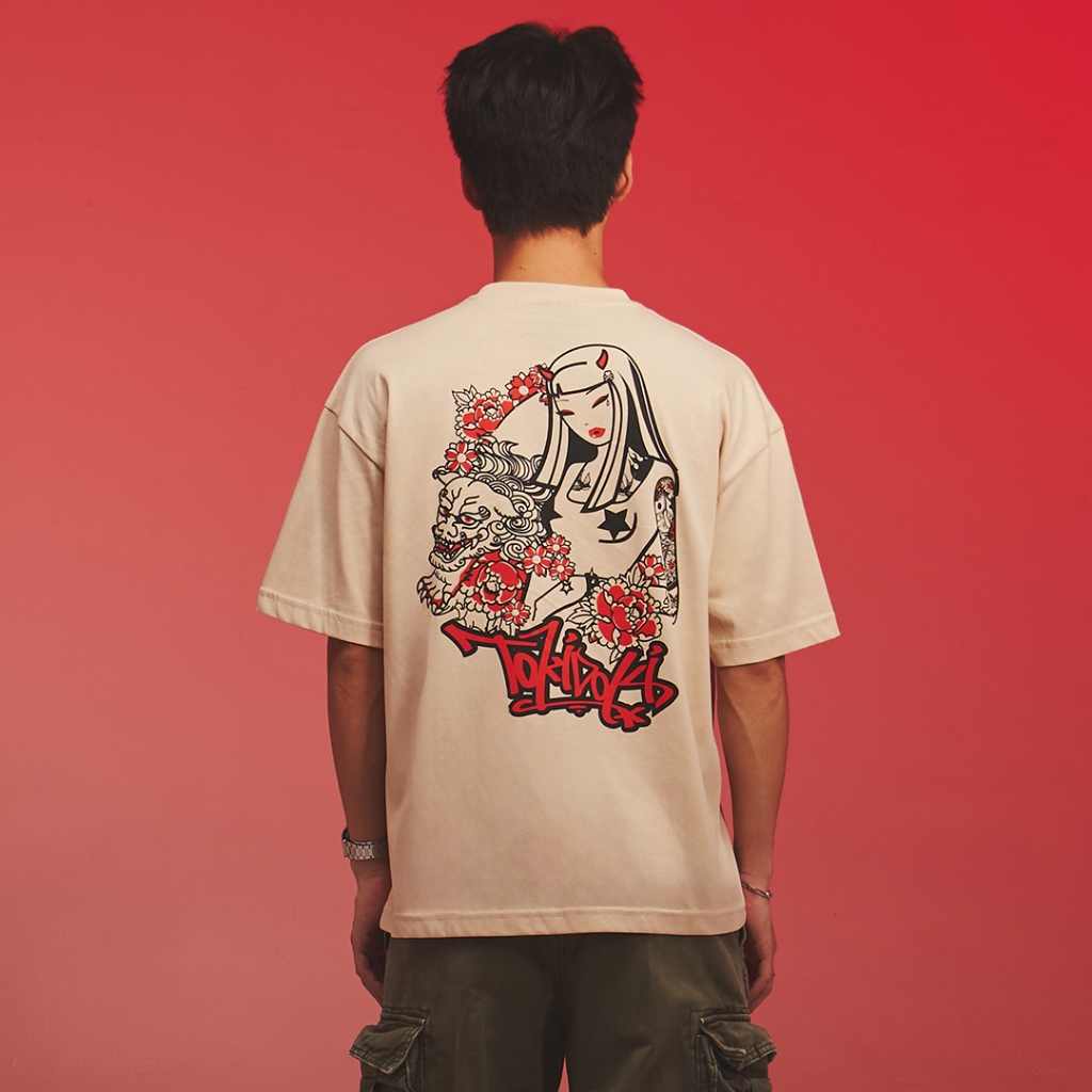 TOKIDOKI เสื้อยืด BUDDING SUMMER TEE