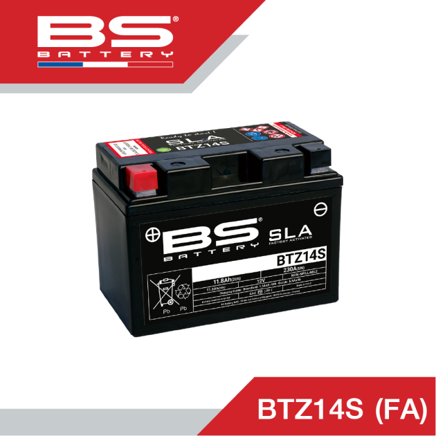 BS BATTERY BTZ14S (ของแท้) แบตเตอรี่สำหรับ X-ADV750 และรถรุ่นอื่นๆ ลูกละ 2,790฿ (รับประกัน 18 เดือน)