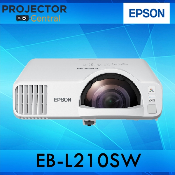 Epson EB-L210SW 3LCD Laser Short-Throw Projector (4000 Ansi Lumens / WXGA / Wireless)