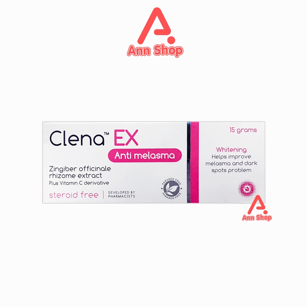 Clena EX Anti Melasma คลีน่า เอ็กซ์ แอนตี้ เมลาสม่า 15 กรัม [1 หลอด สีชมพู] AA 2323