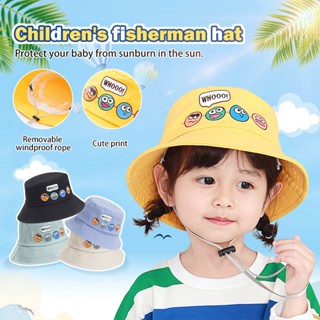 หมวกกันแดดเด็ก บักเก็ตเด็กรอบศรีษะ 52 cm หมวกเด็ก 2-5 ขวบ ระ…