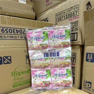 Hygiene expert care ไฮยีน น้ำปรับผ้านุ่มสูตรเข้มข้นพิเศษ (7กลิ่น) 20 มล. แพ็ค 24 ซอง household