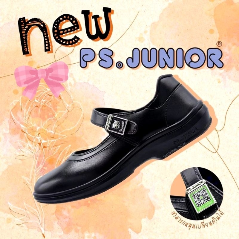 รองเท้านักเรียนสีดำรุ่นเข็มขัด ps junior หนังดีงานสวยมากๆค่ะ - รูปที่ 4