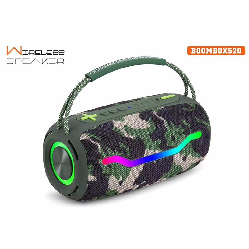 ลำโพงบลูทูธ ลำโพงบลูทูธเบสหนัก รุ่นใหม่ boombox520 คุณภาพเสียงดี เบสทรงพลัง มีมิติ ของแท้ 100% ราคา ถูกที่สุด ดีลบีเคเค แกลเลอรีภาพที่ 9
