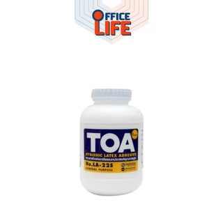 TOA (ทีโอเอ) กาวลาเท็กซ์ งานอเนกประสงค์ รุ่น LA-22S ขนาด 4 , 8 , 16 และ 32 ออนซ์ เนื้อกาวสีขาว ( 1 กระปุก )