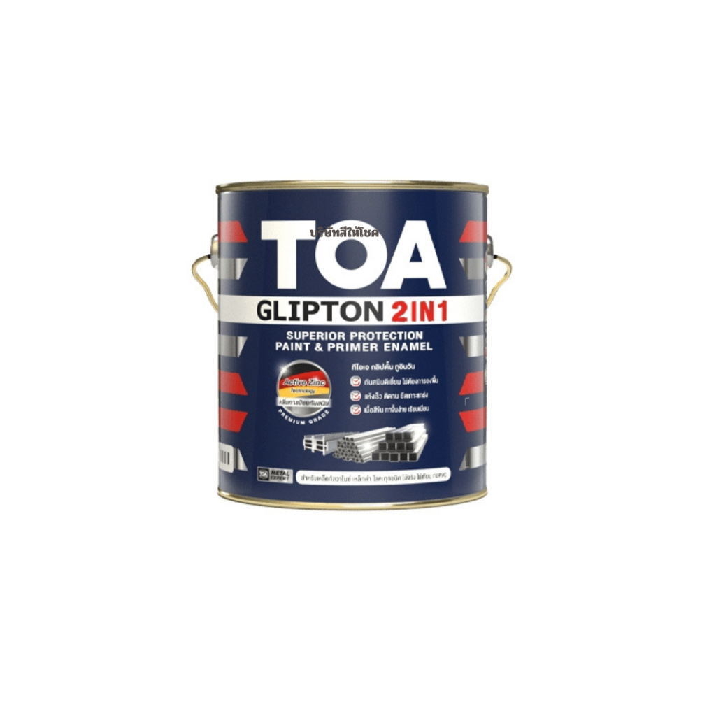 สีน้ำมัน TOA GLIPTON 2IN1 GF888 สีดำ ด้าน 1 แกลลอน