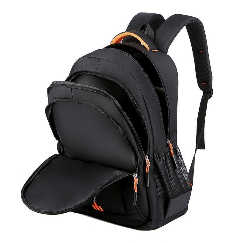 กระเป๋าเป้สีดำผู้ชาย แฟชั่น Backpack รุ่น M45กระเป๋าเป้