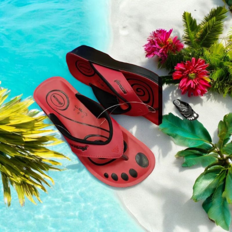 Aerosoft แอโร่ซอฟ 0801 รองเท้าแตะสุภาพสตรีแบบหูหนีบ ยี่ห้อ Areosoft รุ่น 0801 Size 36-41 มีบริการส่ง