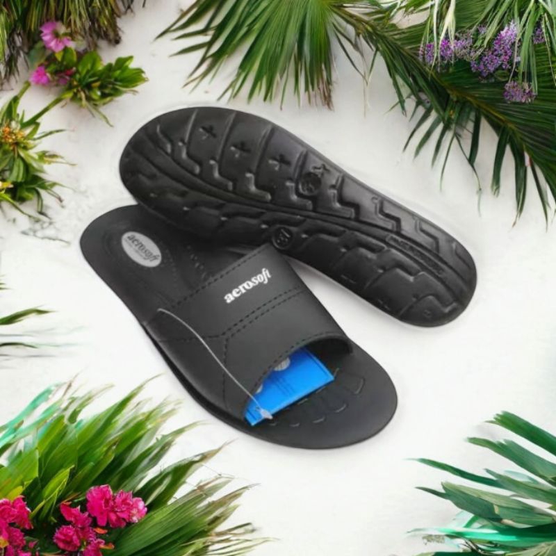 Aerosoft แอโร่ซอฟ 1212 รองเท้าแตะสุภาพสตรีแบบสวม ยี่ห้อ Aerosoft รุ่น 1212 Size 35-41 มีบริการส่งด่วน