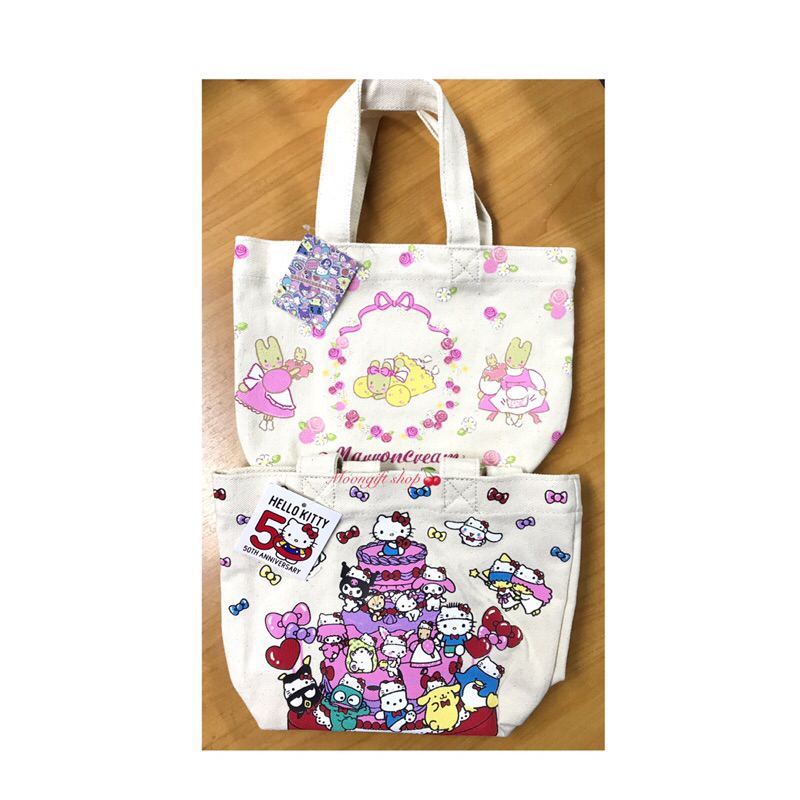 กระเป๋า Tote bag Marroncream & Sanrio