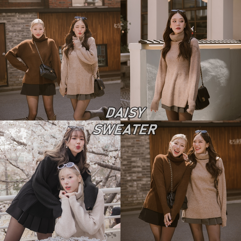 DAISY SOFT SWEATER ( เดซี่ ) ไหมพรมคอเต่ารุ่นใหม่ ผ้าดีมากกกก